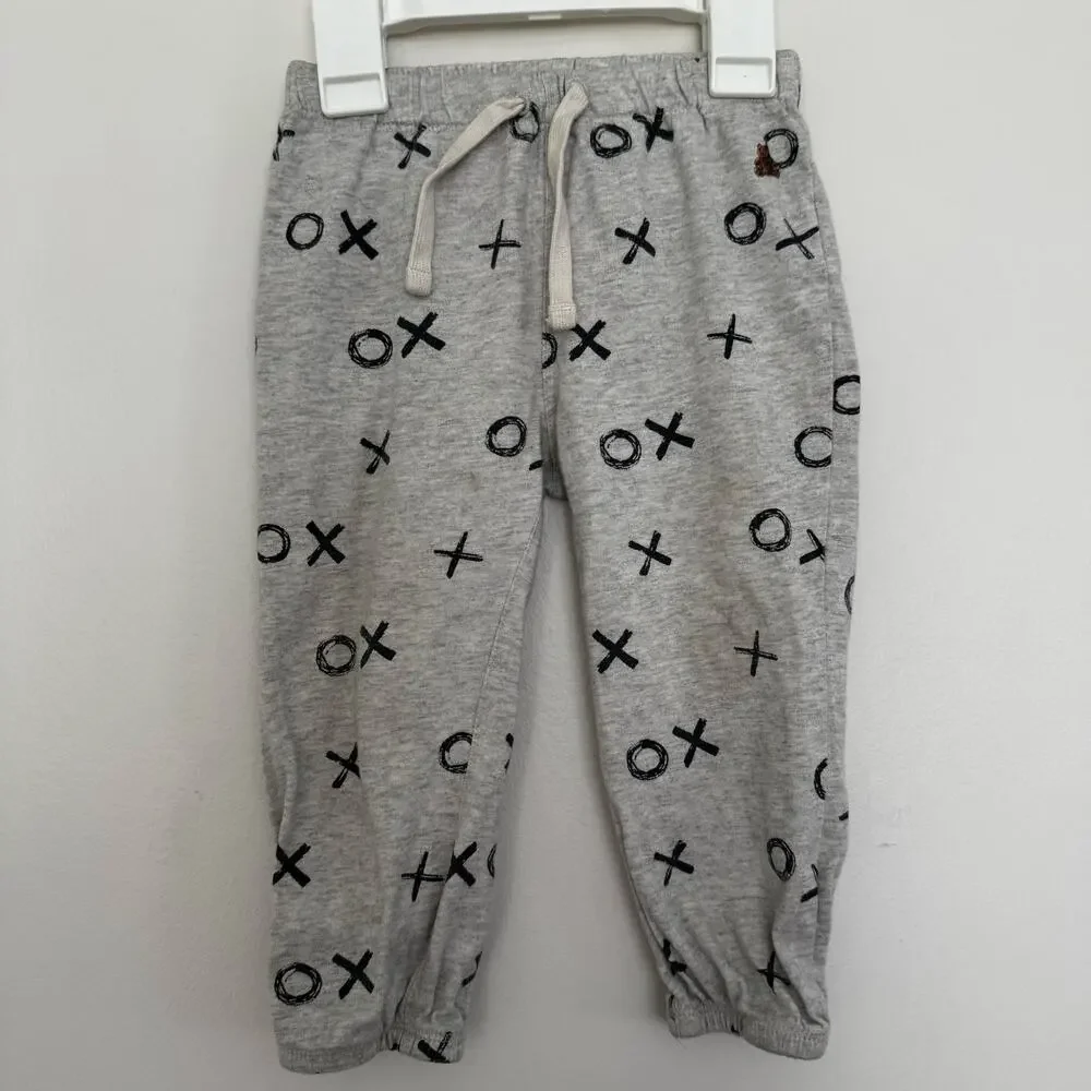 babyGap Joggers/Sweatpants: Stripes, Stars, and Love (XO), Includes 3 Pair